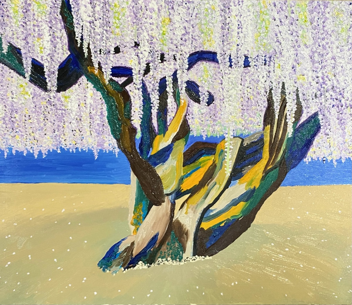 油絵 『焔心浄化』 F4アート 原画 一点物 開運 インテリア 油絵 『焔心