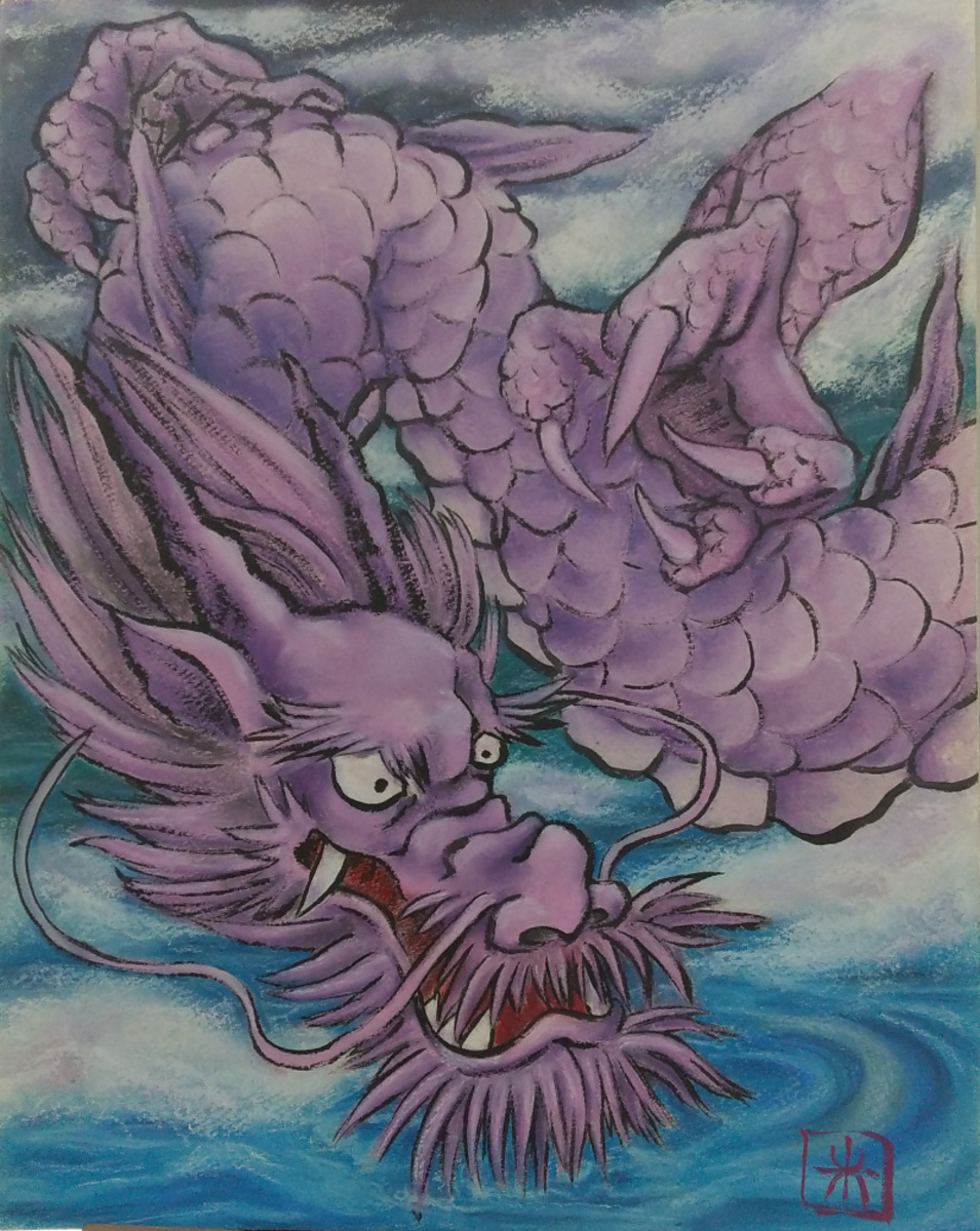 雲水龍」 by 朱里｜Artmeter｜暮らしを彩るアートが、きっと見つかる