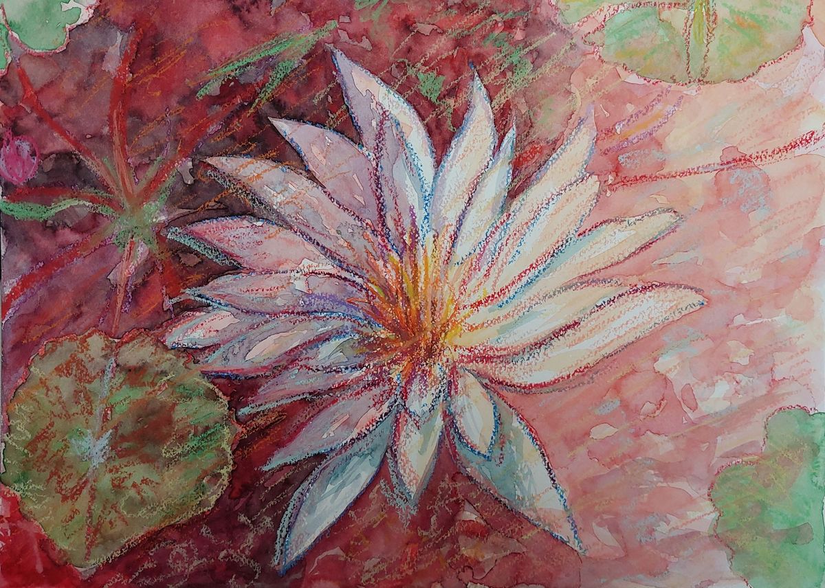 水彩画原画 横浜三渓園・大池 #666」 by syoumei｜Artmeter｜暮らしを