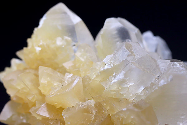 雲南省産イエローカルサイトクラスター-015水晶クラスター、天然石