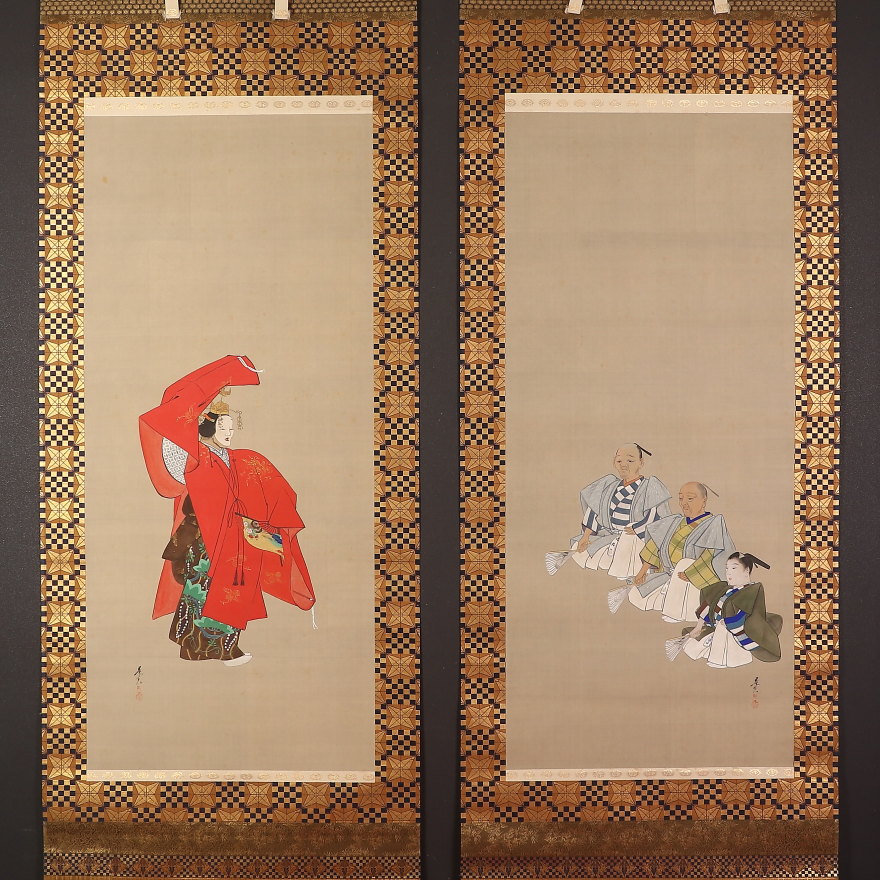 掛軸 日本画 書道 骨董品 掛軸 日本画 書道 骨董品 掛け軸アート「虎