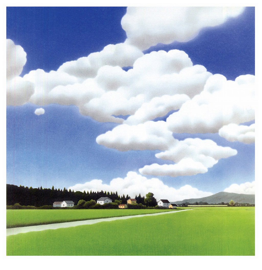 黒井健 絵画(ダイヤモンド・スクリーニング) 夏「ふるさとへ」 4797