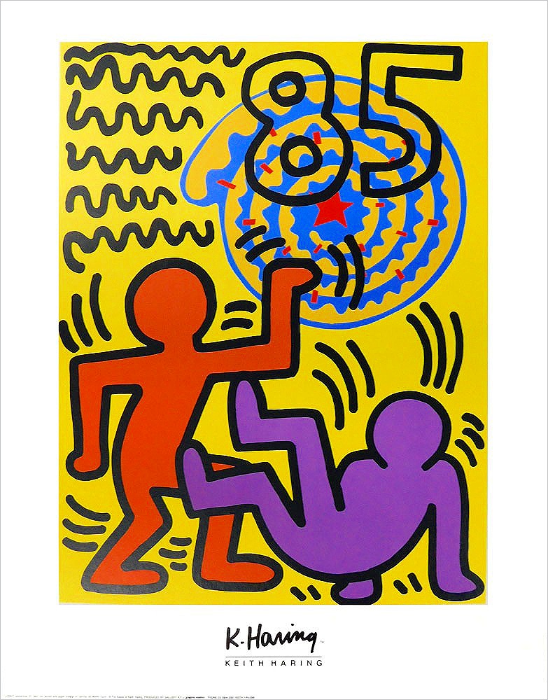 キース・ヘリング ポスター PO-098|アート＆フレーム|絵と額縁の専門店