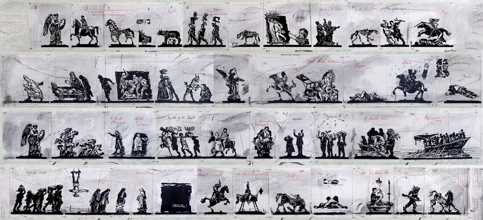 Art@Site William Kentridge, Triumphs and Laments, Rome