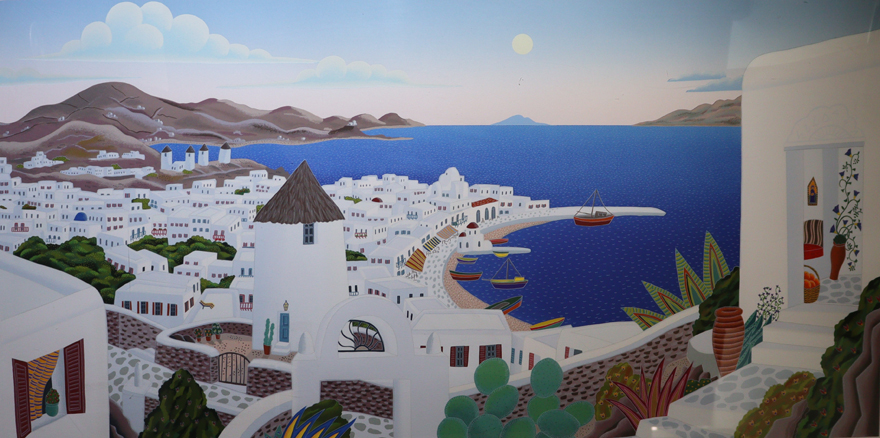 ミコノスハーバー | トーマス・マックナイト 買取・作品 | インテリア