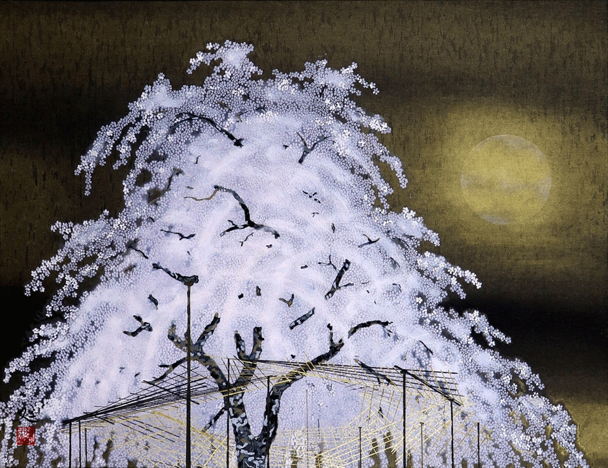 夜桜 | 加山又造 買取・作品 | 日本画、絵画高額査定はアート買取協会