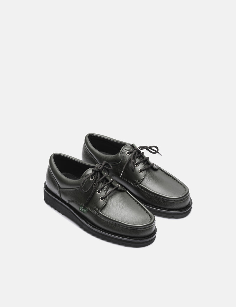 Paraboot Thiers Sport Shoes (Tumbled Leather) - Khaki Green | Article.