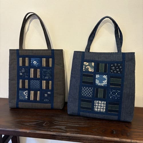 新作入荷】古布 × 藍染め。時を受け継ぐ布から生まれた、新しいかたち
