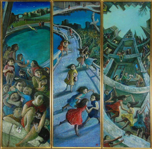 遠藤彰子 「明日」 油彩20号｜【Arts Ship】のむら画廊