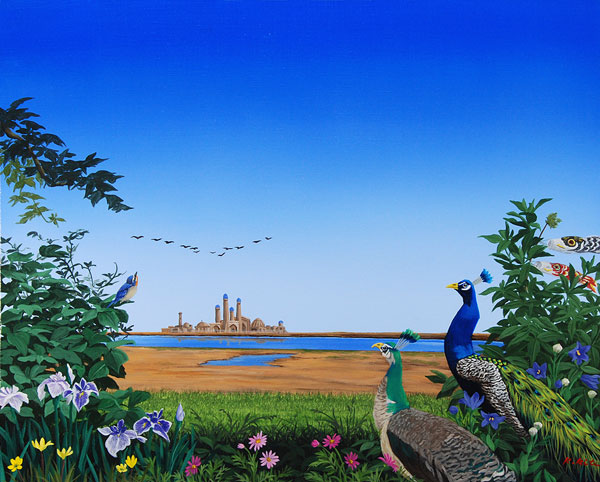 北久美子 「時を旅して」 油彩15号｜【Arts Ship】のむら画廊