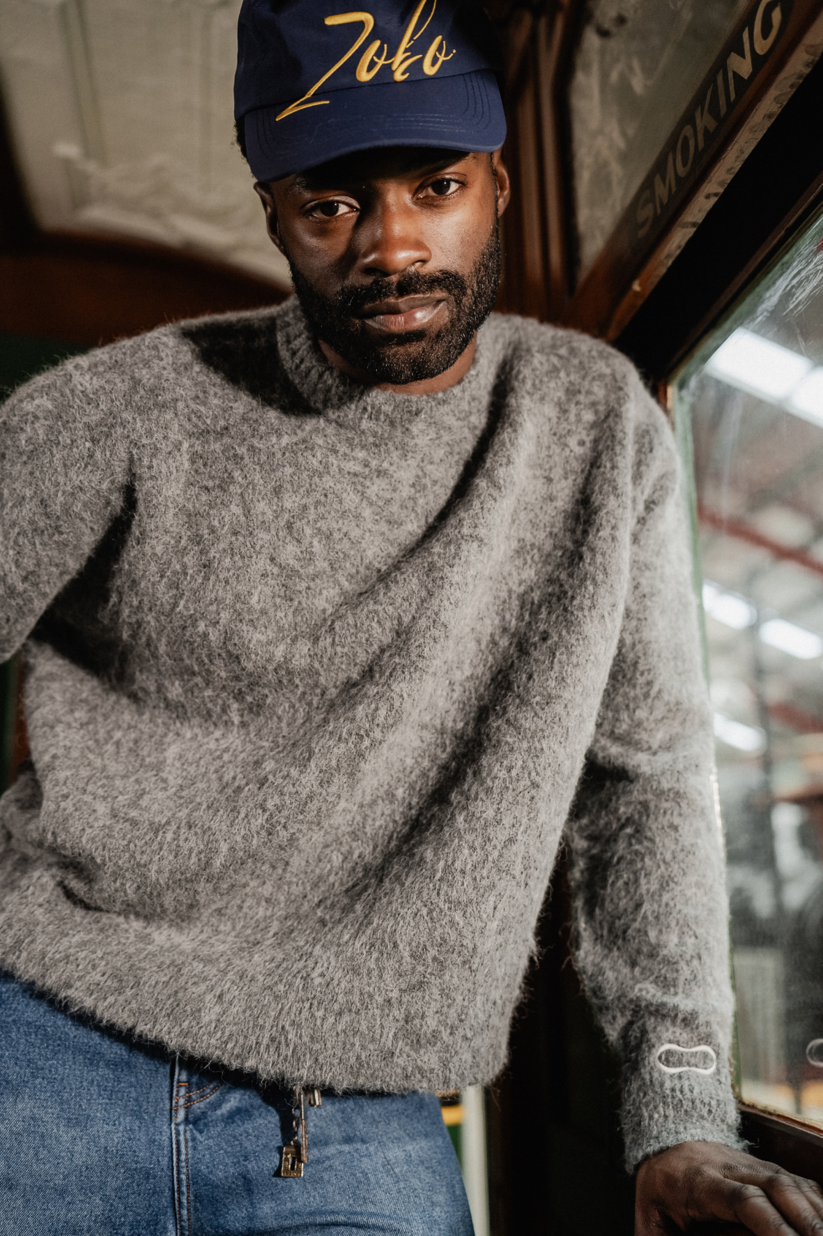 Alpaca Boxy Jumper - Dark Ash Grey – ARCHIVES OF ZOBO