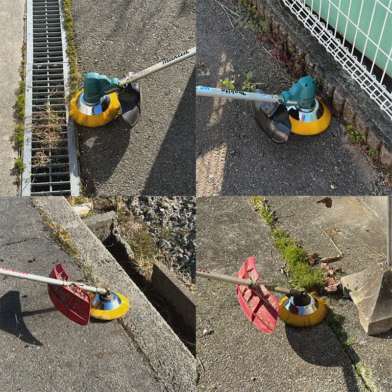 除草用ナイロンブラシ GREEN FINGER 刈払機専用 GF-190NB - 大工道具