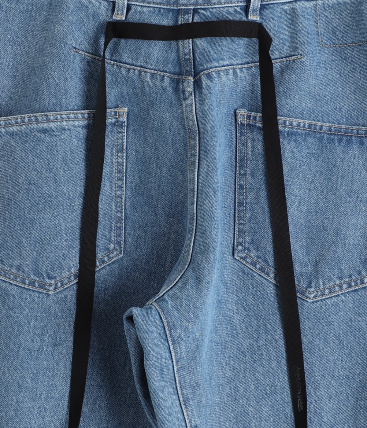 DEAN BLUE / Oversized denim trousers | MARINA YEE(マリナ・イー