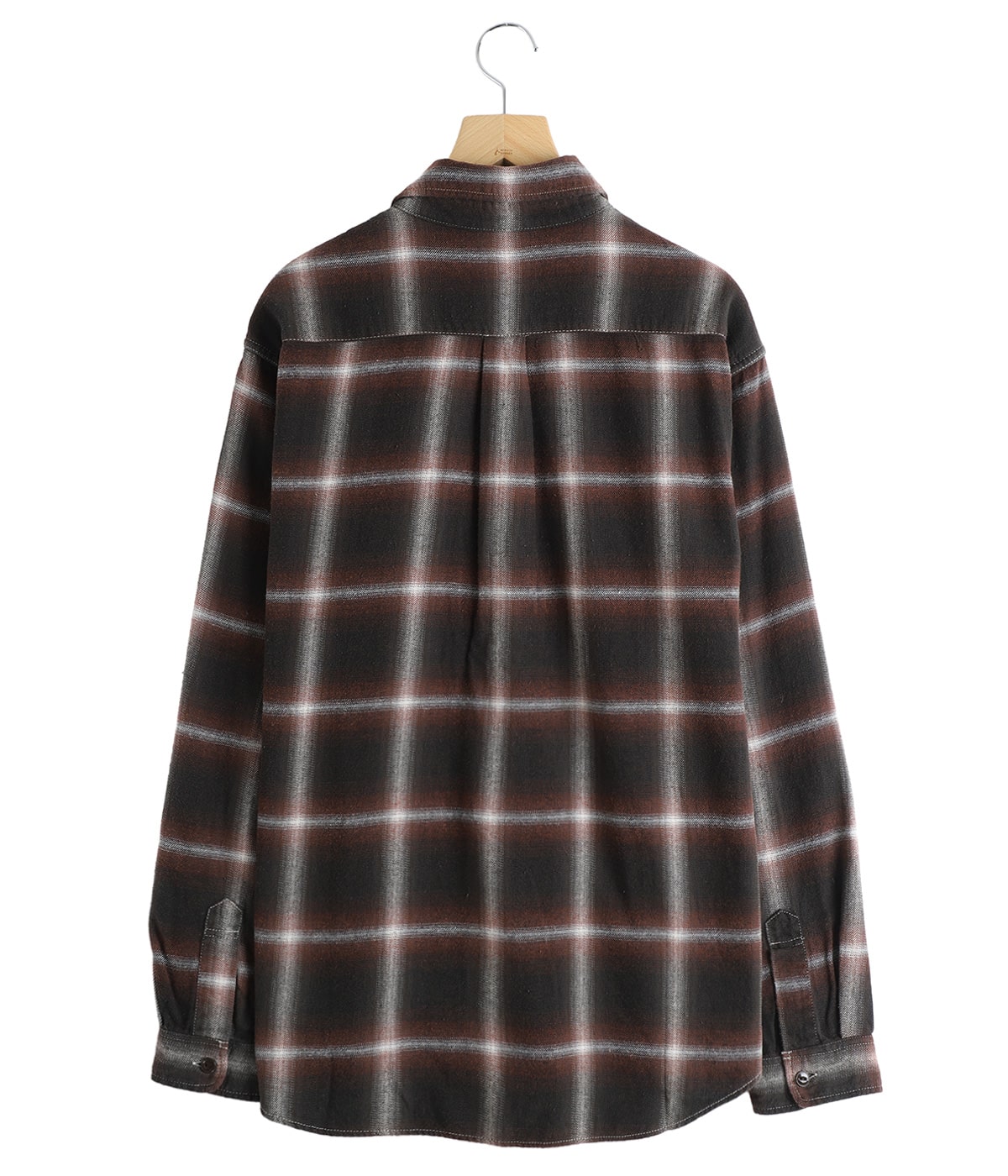 オンブレネルチェックシャツ | REMI RELIEF NAVY LABEL(レミレリーフ