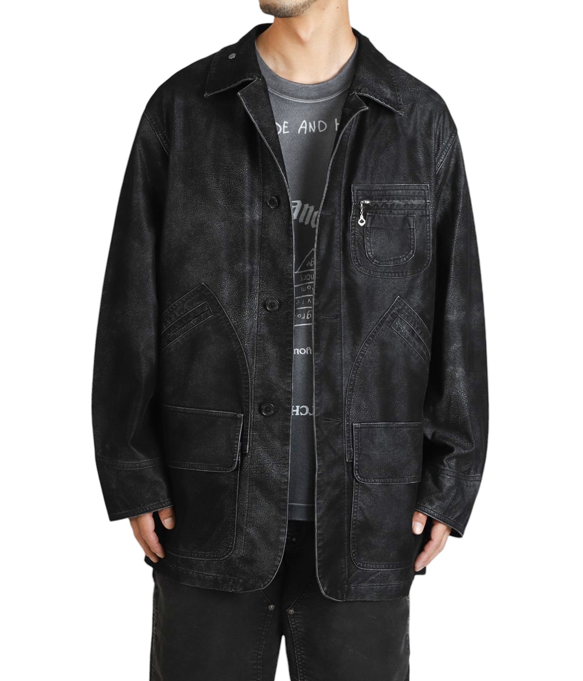 Artificial Leather Hunting Jacket | DAIRIKU(ダイリク) / アウター