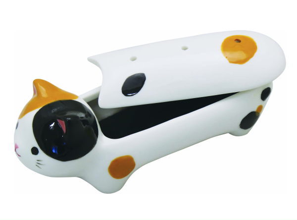 トコトコ犬猫香炉・お香を寝かせて焚ける安全香炉-お香立て・香立て・香立