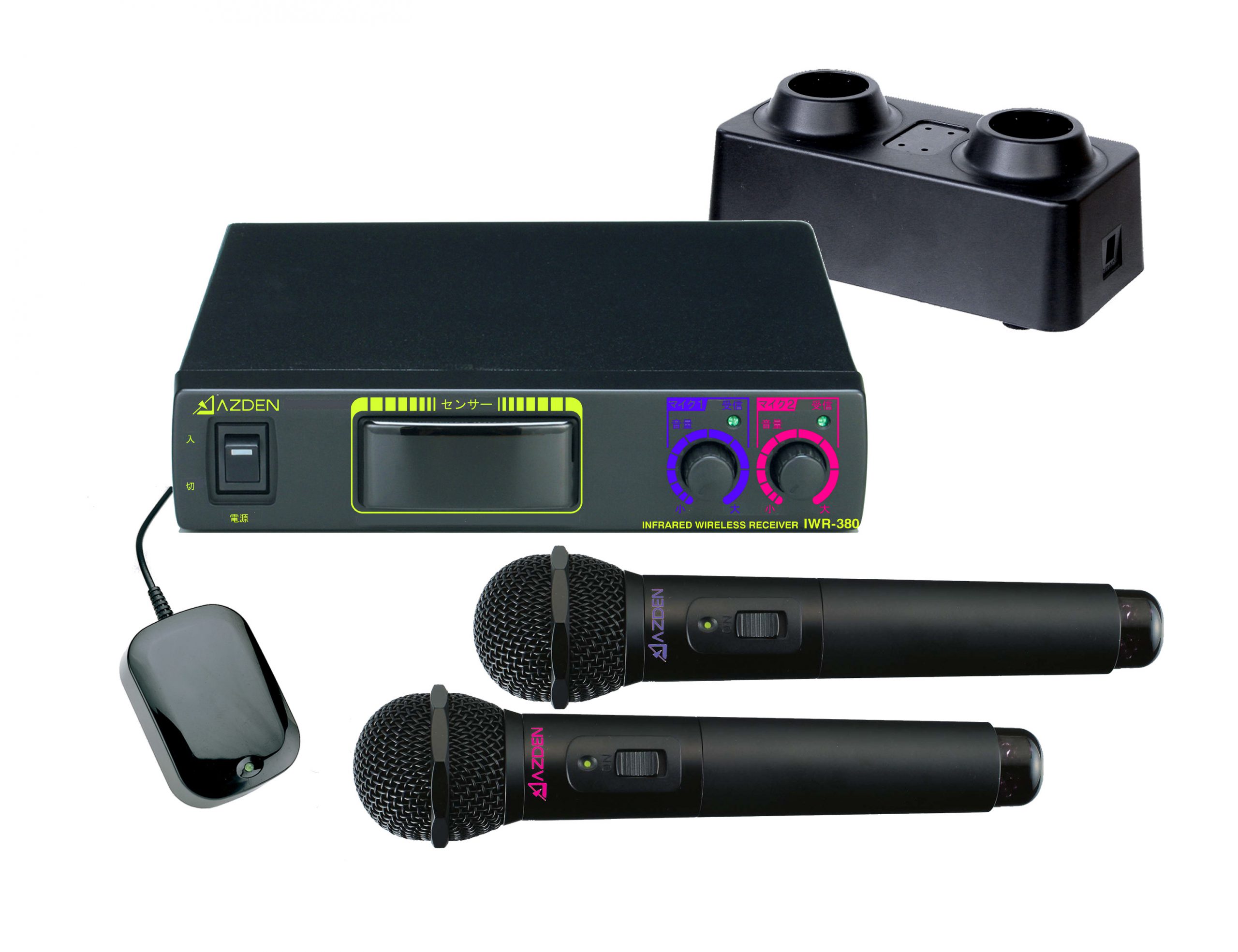 IWS-380 (CH1/CH2) 赤外線ワイヤレスマイクロホンシステム | 1.2