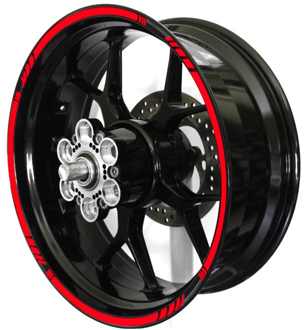 派手すぎない大人な17インチ用リムステッカーSTD1｜AxxL