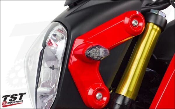 グロム用シャープで光量抜群！LEDフロントウインカー｜AxxL