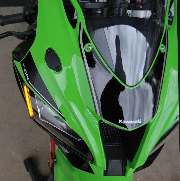 NRC製 ZX-10R (16-20)用 ポリカーボネイト LEDウィンカー｜AxxL