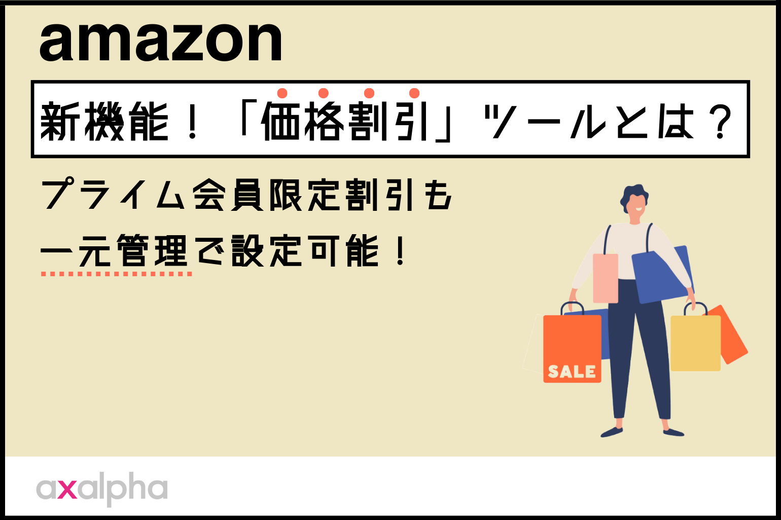 新着情報】「価格割引」ツールとは?Amazonプライム会員限定割引も一元