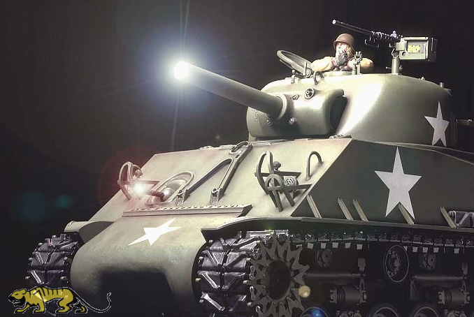 Tamiya 1:16 M4A3E8 Sherman 105mm Howitzer - RC Full Option Kit