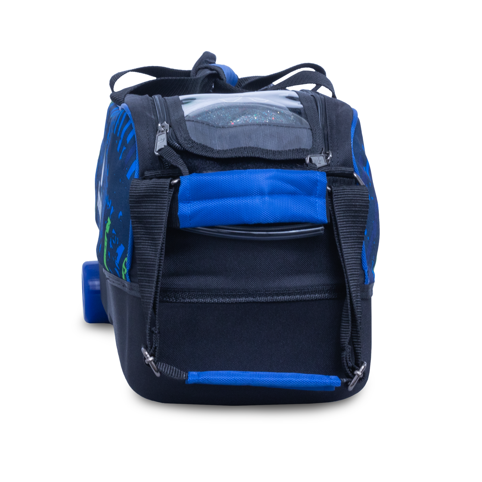 Brunswick Punisher Triple Tote Blue/Green - BowlerX.com