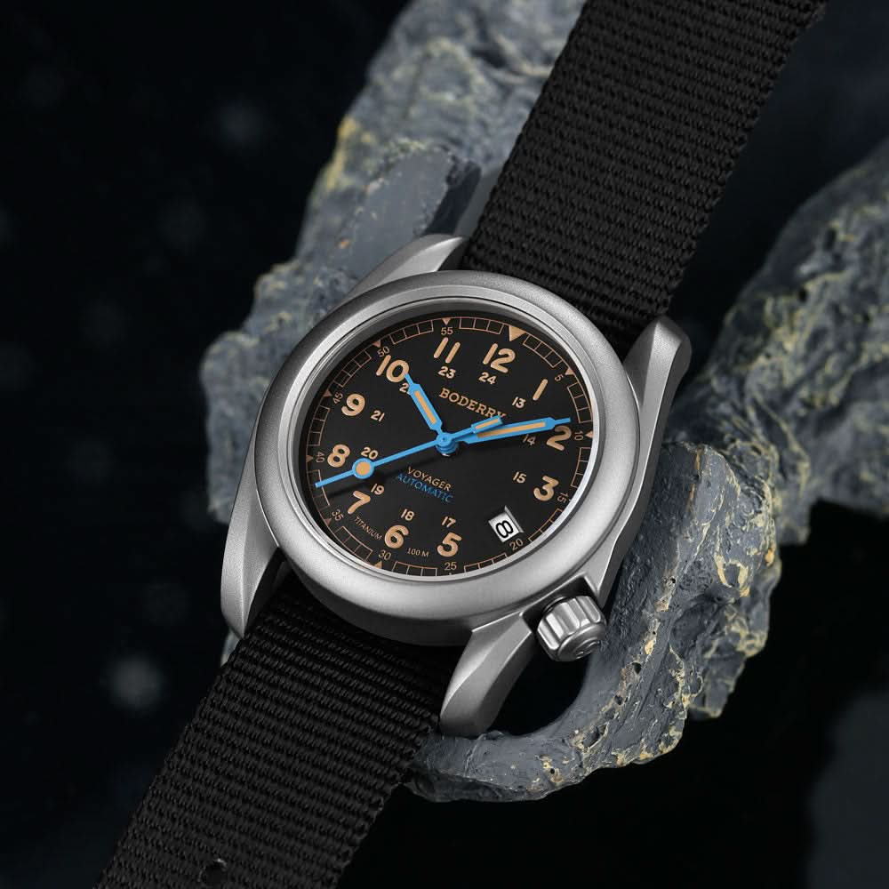 Boderry VOYAGER - 100M Waterproof Titanium Automatic Field watch