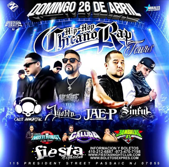 HIP HOP CHICANO RAP TOUR Tickets - BoletosExpress