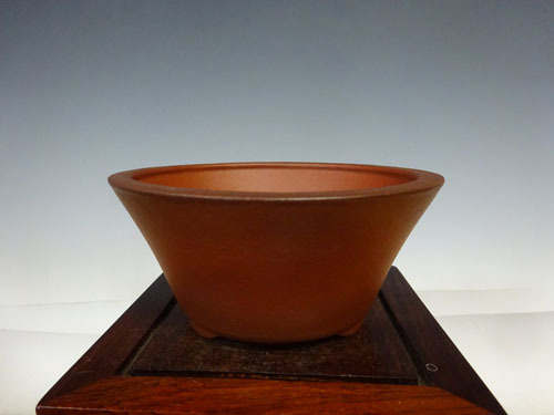 中国朱泥丸鉢【 30 A ― 0 7 0 】 - 小品盆栽専門店 湘風園オンライン