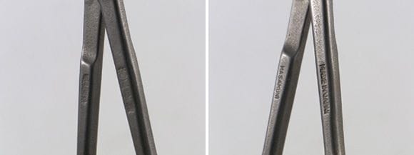 盆栽道具 針金切小鋏 (昌国作) 全長 115mm No.M9 (7037)の販売｜針金切