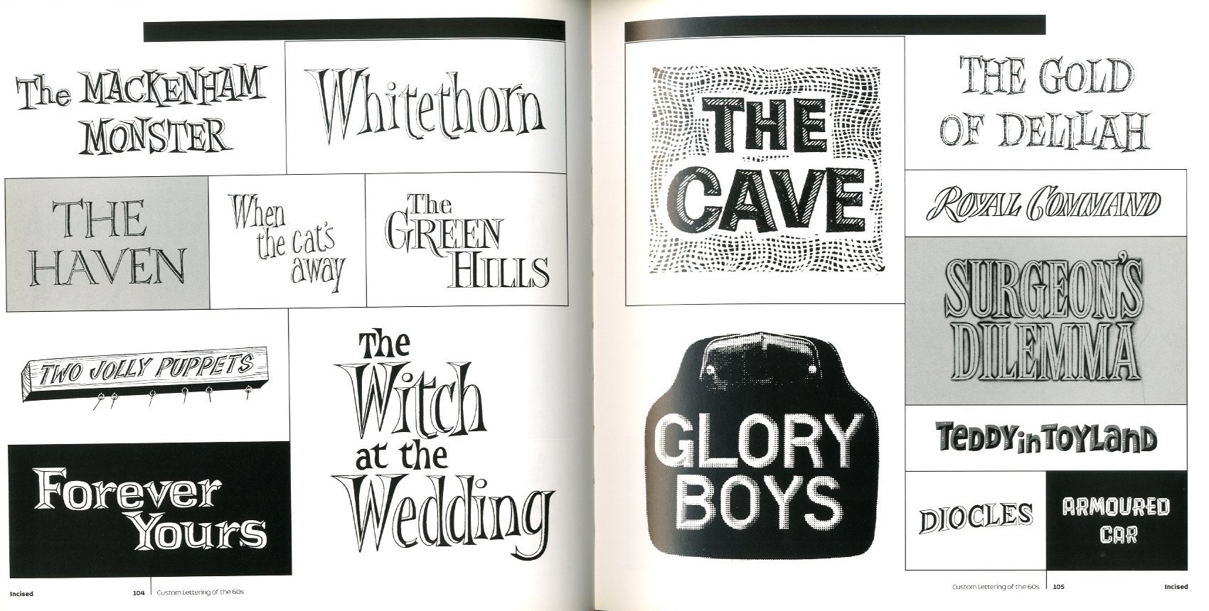 Custom Lettering of the 60s & 70s / Edit: Rian Hughes | 小宮山書店