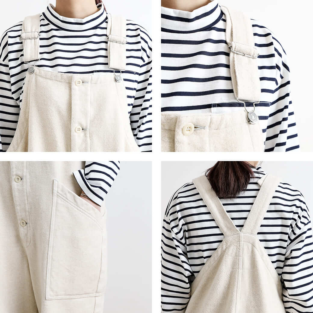 HARVESTY ハーベスティ コットンメルトン オーバーオール｜BORN FREE