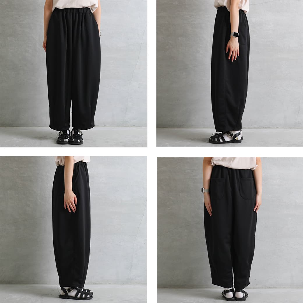 HARVESTY ハーベスティ 裏毛カノコジャージイージーサーカスパンツ