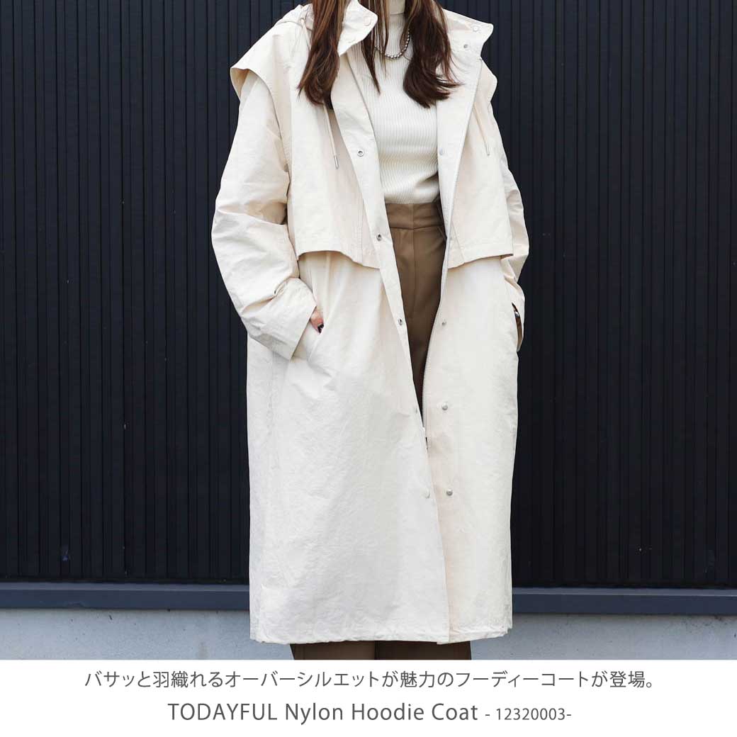 TODAYFUL トゥデイフル Nylon Hoodie Coat｜BORN FREE ONLINE SHOP