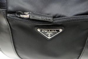 PRADA プラダ ナイロン ミニボストンバッグ ハンドバッグ ブラック