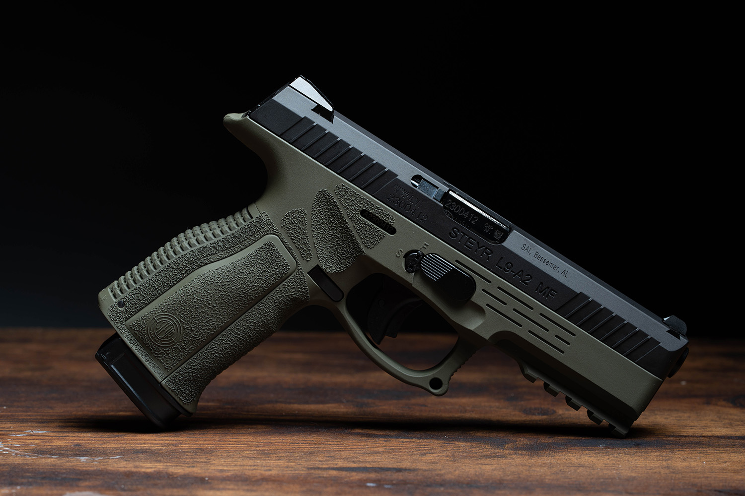 ASG STEYR ARMS L9-A2 ガスブローバック ハンドガン セラコート 刻印