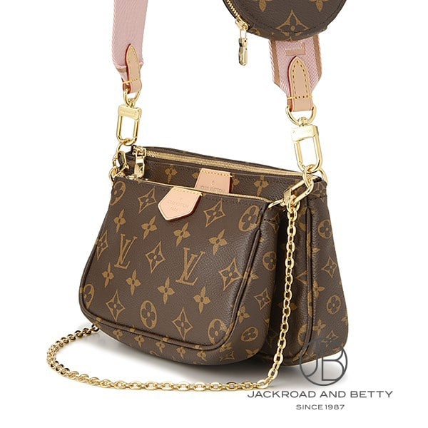 ミュルティ・ポシェット・アクセソワール ローズクレール ピンク