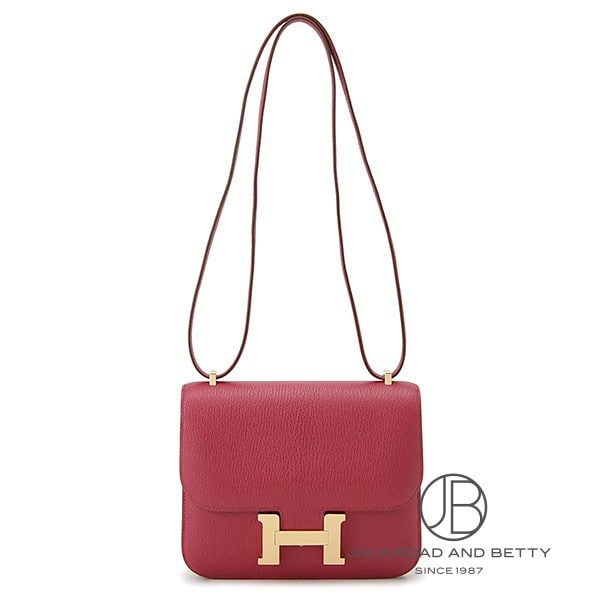 コンスタンス ミニ ミラー 18 ヴェルソ ルビー オレンジ[] Constance