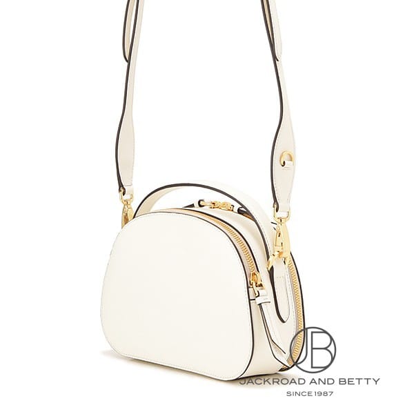 オデット サフィアーノ レザー バッグ ビアンコ ホワイト 白[1BH123