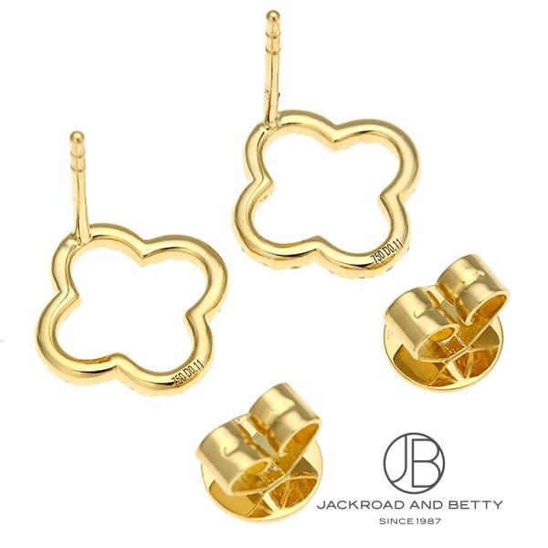 クローバー型 ダイヤ ピアス[] Clover Diamond Earring | ノーブランド