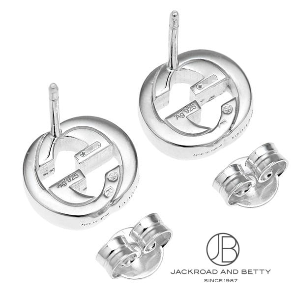 インターロッキングG ピアス[YBD70280100100U] Interlocked G Stud