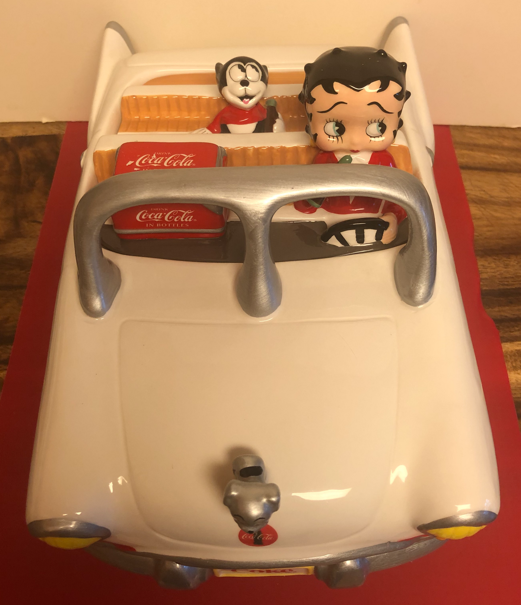 Betty Boop Limited Edition Coca Cola Car Cookie Jar (Retired