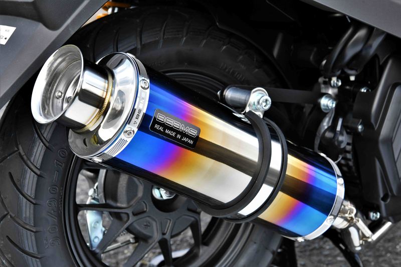 SS300 ヒートチタン フルエキゾースト：DUNK：政府認証 ｜ BEAMS