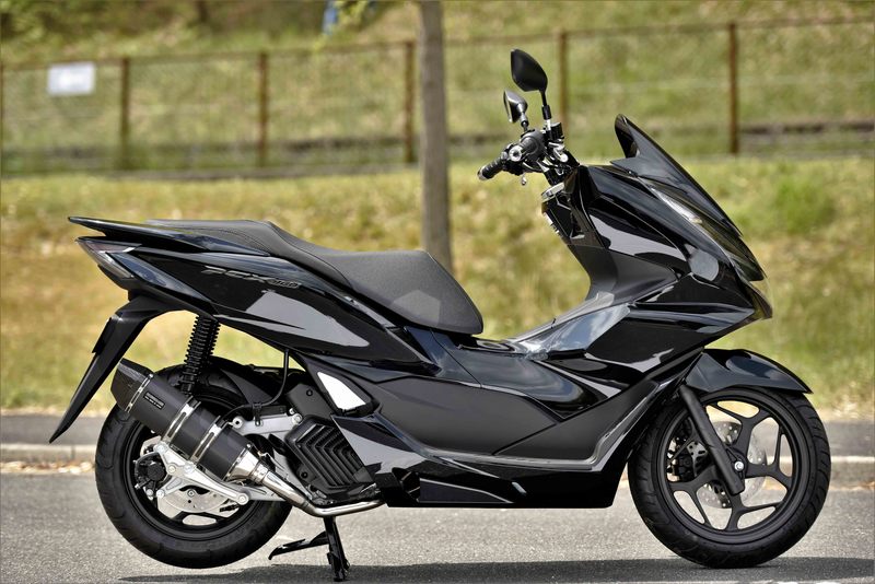 CORSA-EVOⅡ マットブラック フルエキゾースト：PCX160：2023〜：政府