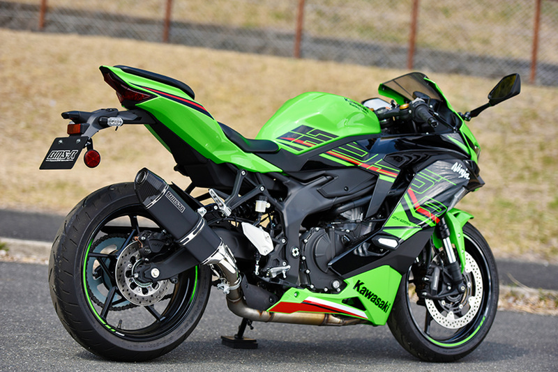 CORSA-EVOⅡ マットブラック スリップオン：ZX-25R：政府認証 ｜ BEAMS
