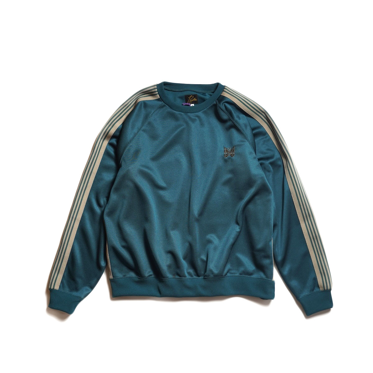 Needles / Track Crew Neck Shirt - Poly Smooth (Green)