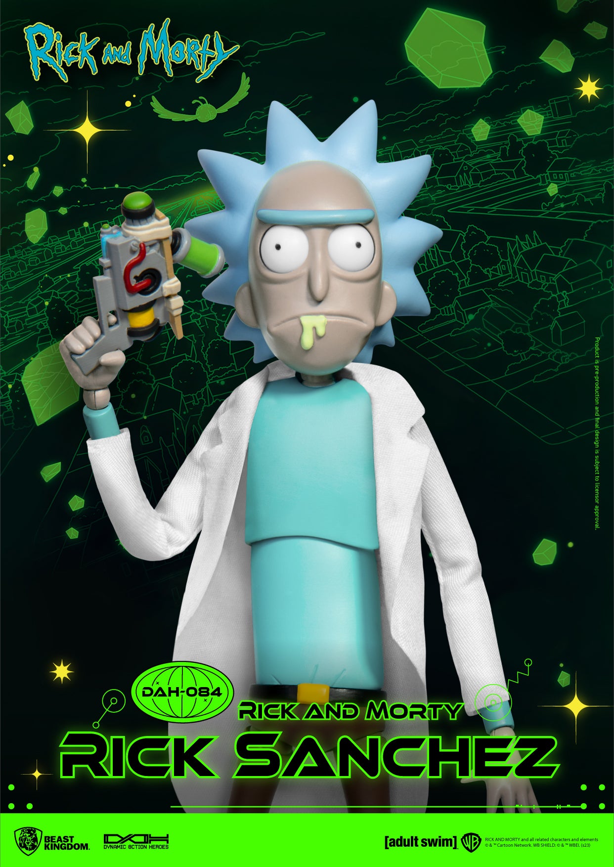 Beast Kingdom DAH-084 Rick and Morty Series: Rick Sanchez Dynamic