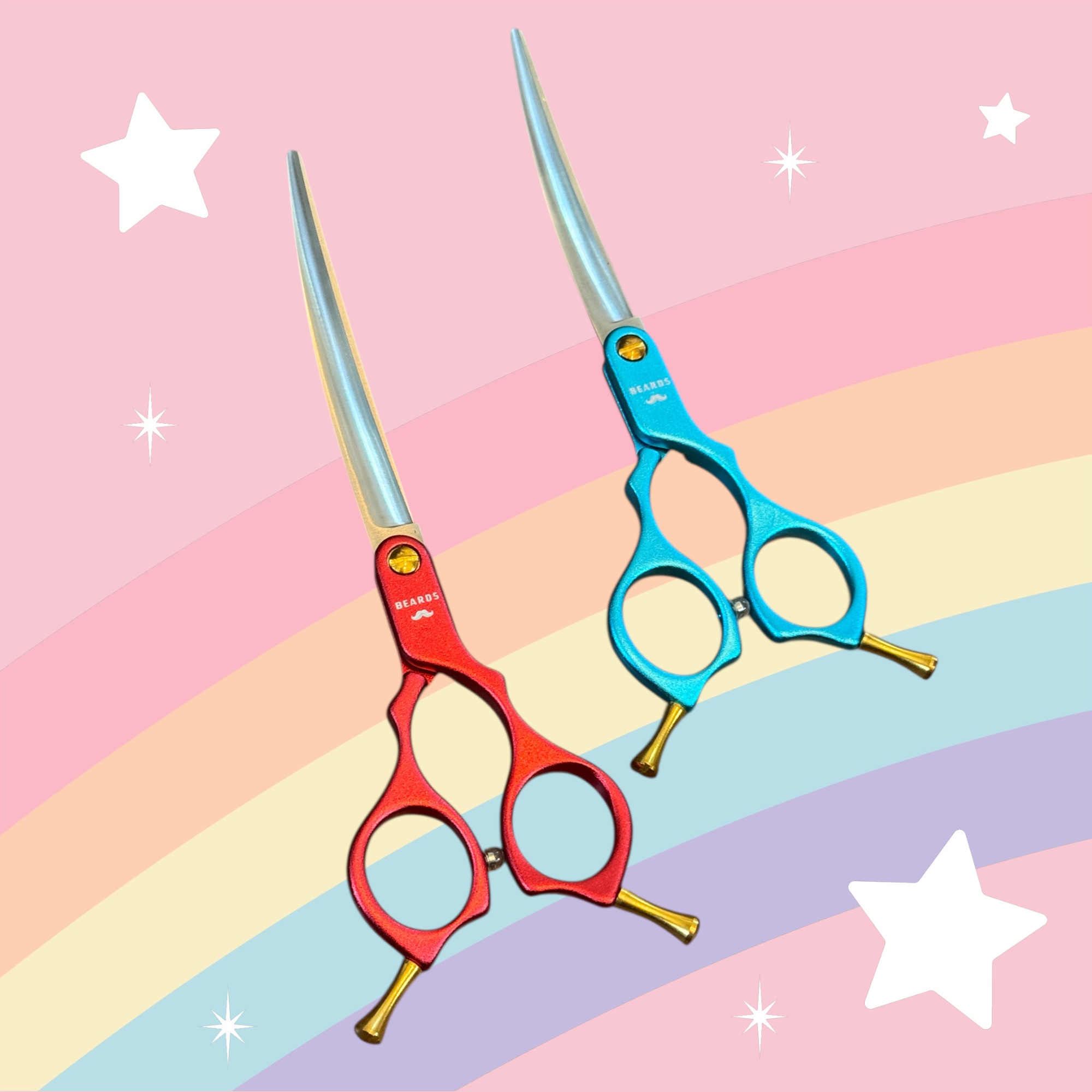 アルミギザカーブ 6インチ 6.5インチ - トリミングシザー （鋏）BEARDS