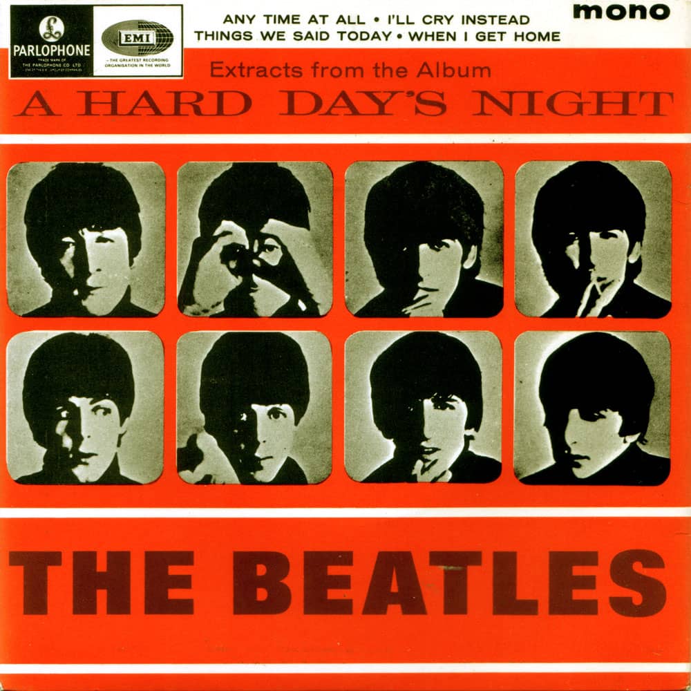 6 November 1964: UK EP release: Extracts From The Album A Hard